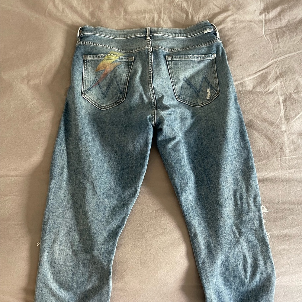 Mother Denim Lightning Bolt Jean Size 32